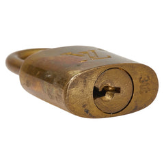 ルイ ヴィトン カデナ 南京錠 キー セット ゴールド メッキ レディース LOUIS VUITTON 【中古】