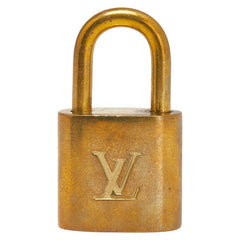 ルイ ヴィトン カデナ 南京錠 キー セット ゴールド メッキ レディース LOUIS VUITTON 【中古】