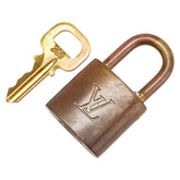 ルイ ヴィトン カデナ 南京錠 キー セット ゴールド メッキ レディース LOUIS VUITTON 【中古】