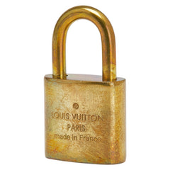 ルイ ヴィトン カデナ 南京錠 キー セット ゴールド メッキ レディース LOUIS VUITTON 【中古】