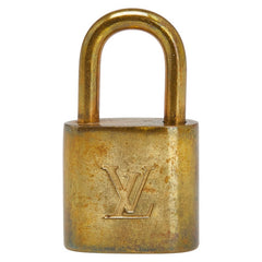 ルイ ヴィトン カデナ 南京錠 キー セット ゴールド メッキ レディース LOUIS VUITTON 【中古】