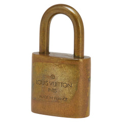 ルイ ヴィトン カデナ 南京錠 キー セット ゴールド メッキ レディース LOUIS VUITTON 【中古】