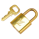 ルイ ヴィトン カデナ 南京錠 キー セット ゴールド メッキ レディース LOUIS VUITTON 【中古】