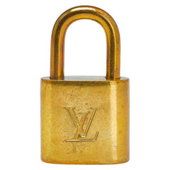 ルイ ヴィトン カデナ 南京錠 キー セット ゴールド メッキ レディース LOUIS VUITTON 【中古】