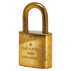 ルイ ヴィトン カデナ 南京錠 キー セット ゴールド メッキ レディース LOUIS VUITTON 【中古】