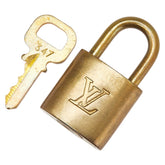 ルイ ヴィトン カデナ 南京錠 キー セット ゴールド メッキ レディース LOUIS VUITTON 【中古】