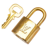 ルイ ヴィトン カデナ 南京錠 キー セット ゴールド メッキ レディース LOUIS VUITTON 【中古】