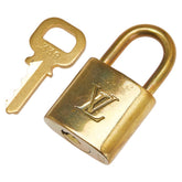 ルイ ヴィトン カデナ 南京錠 キー セット ゴールド メッキ レディース LOUIS VUITTON 【中古】