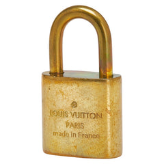 ルイ ヴィトン カデナ 南京錠 キー セット ゴールド メッキ レディース LOUIS VUITTON 【中古】