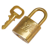 ルイ ヴィトン カデナ 南京錠 キー セット ゴールド メッキ レディース LOUIS VUITTON 【中古】