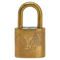 ルイ ヴィトン カデナ 南京錠 キー セット ゴールド メッキ レディース LOUIS VUITTON 【中古】