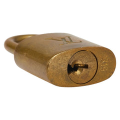 ルイ ヴィトン カデナ 南京錠 キー セット ゴールド メッキ レディース LOUIS VUITTON 【中古】