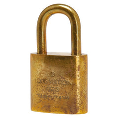 ルイ ヴィトン カデナ 南京錠 キー セット ゴールド メッキ レディース LOUIS VUITTON 【中古】