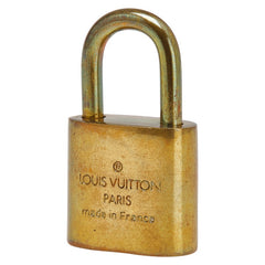 ルイ ヴィトン カデナ 南京錠 キー セット ゴールド メッキ レディース LOUIS VUITTON 【中古】