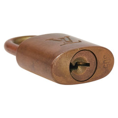 ルイ ヴィトン カデナ 南京錠 キー セット ゴールド メッキ レディース LOUIS VUITTON 【中古】