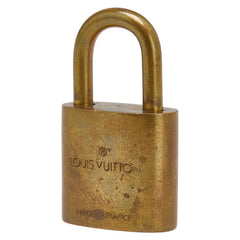 ルイ ヴィトン カデナ 南京錠 キー セット ゴールド メッキ レディース LOUIS VUITTON 【中古】