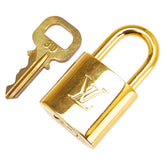 ルイ ヴィトン カデナ 南京錠 キー セット ゴールド メッキ レディース LOUIS VUITTON 【中古】