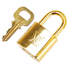 ルイ ヴィトン カデナ 南京錠 キー セット ゴールド メッキ レディース LOUIS VUITTON 【中古】