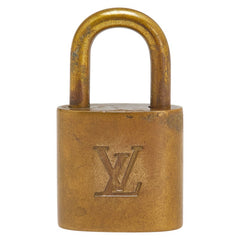 ルイ ヴィトン カデナ 南京錠 キー セット ゴールド メッキ レディース LOUIS VUITTON 【中古】