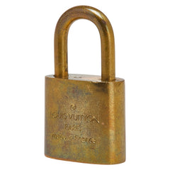 ルイ ヴィトン カデナ 南京錠 キー セット ゴールド メッキ レディース LOUIS VUITTON 【中古】