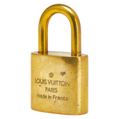 ルイ ヴィトン カデナ 南京錠 キー セット ゴールド メッキ レディース LOUIS VUITTON 【中古】