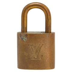 ルイ ヴィトン カデナ 南京錠 キー セット ゴールド メッキ レディース LOUIS VUITTON 【中古】