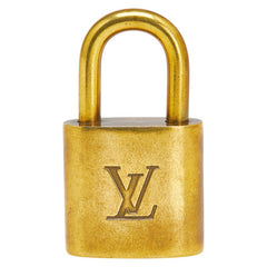 ルイ ヴィトン カデナ 南京錠 キー セット ゴールド メッキ レディース LOUIS VUITTON 【中古】