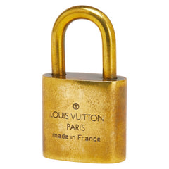 ルイ ヴィトン カデナ 南京錠 キー セット ゴールド メッキ レディース LOUIS VUITTON 【中古】