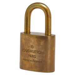 ルイ ヴィトン カデナ 南京錠 キー セット ゴールド メッキ レディース LOUIS VUITTON 【中古】