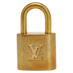 ルイ ヴィトン カデナ 南京錠 キー セット ゴールド メッキ レディース LOUIS VUITTON 【中古】