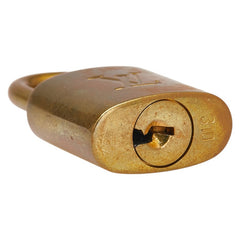 ルイ ヴィトン カデナ 南京錠 キー セット ゴールド メッキ レディース LOUIS VUITTON 【中古】