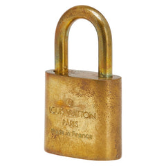 ルイ ヴィトン カデナ 南京錠 キー セット ゴールド メッキ レディース LOUIS VUITTON 【中古】