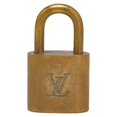 ルイ ヴィトン カデナ 南京錠 キー セット ゴールド メッキ レディース LOUIS VUITTON 【中古】