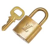 ルイ ヴィトン カデナ 南京錠 キー セット ゴールド メッキ レディース LOUIS VUITTON 【中古】