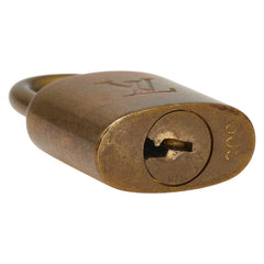 ルイ ヴィトン カデナ 南京錠 キー セット ゴールド メッキ レディース LOUIS VUITTON 【中古】