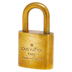 ルイ ヴィトン カデナ 南京錠 キー セット ゴールド メッキ レディース LOUIS VUITTON 【中古】