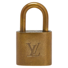 ルイ ヴィトン カデナ 南京錠 キー セット ゴールド メッキ レディース LOUIS VUITTON 【中古】