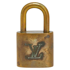 ルイ ヴィトン カデナ 南京錠 キー セット ゴールド メッキ レディース LOUIS VUITTON 【中古】