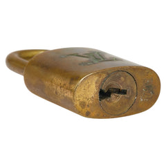 ルイ ヴィトン カデナ 南京錠 キー セット ゴールド メッキ レディース LOUIS VUITTON 【中古】