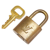 ルイ ヴィトン カデナ 南京錠 キー セット ゴールド メッキ レディース LOUIS VUITTON 【中古】