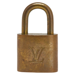 ルイ ヴィトン カデナ 南京錠 キー セット ゴールド メッキ レディース LOUIS VUITTON 【中古】