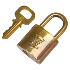 ルイ ヴィトン カデナ 南京錠 キー セット ゴールド メッキ レディース LOUIS VUITTON 【中古】