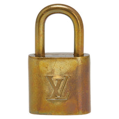 ルイ ヴィトン カデナ 南京錠 キー セット ゴールド メッキ レディース LOUIS VUITTON 【中古】