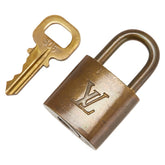 ルイ ヴィトン カデナ 南京錠 キー セット ゴールド メッキ レディース LOUIS VUITTON 【中古】