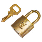 ルイ ヴィトン カデナ 南京錠 キー セット ゴールド メッキ レディース LOUIS VUITTON 【中古】