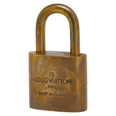 ルイ ヴィトン カデナ 南京錠 キー セット ゴールド メッキ レディース LOUIS VUITTON 【中古】