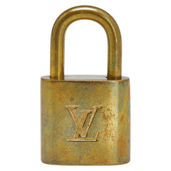 ルイ ヴィトン カデナ 南京錠 キー セット ゴールド メッキ レディース LOUIS VUITTON 【中古】