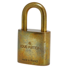 ルイ ヴィトン カデナ 南京錠 キー セット ゴールド メッキ レディース LOUIS VUITTON 【中古】