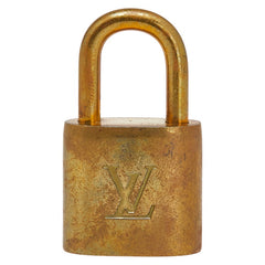 ルイ ヴィトン カデナ 南京錠 キー セット ゴールド メッキ レディース LOUIS VUITTON 【中古】