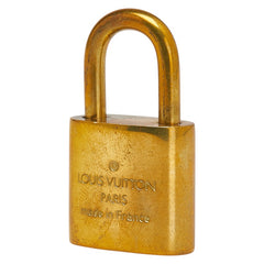 ルイ ヴィトン カデナ 南京錠 キー セット ゴールド メッキ レディース LOUIS VUITTON 【中古】
